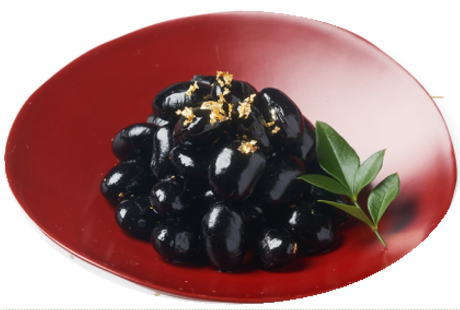金箔黒豆