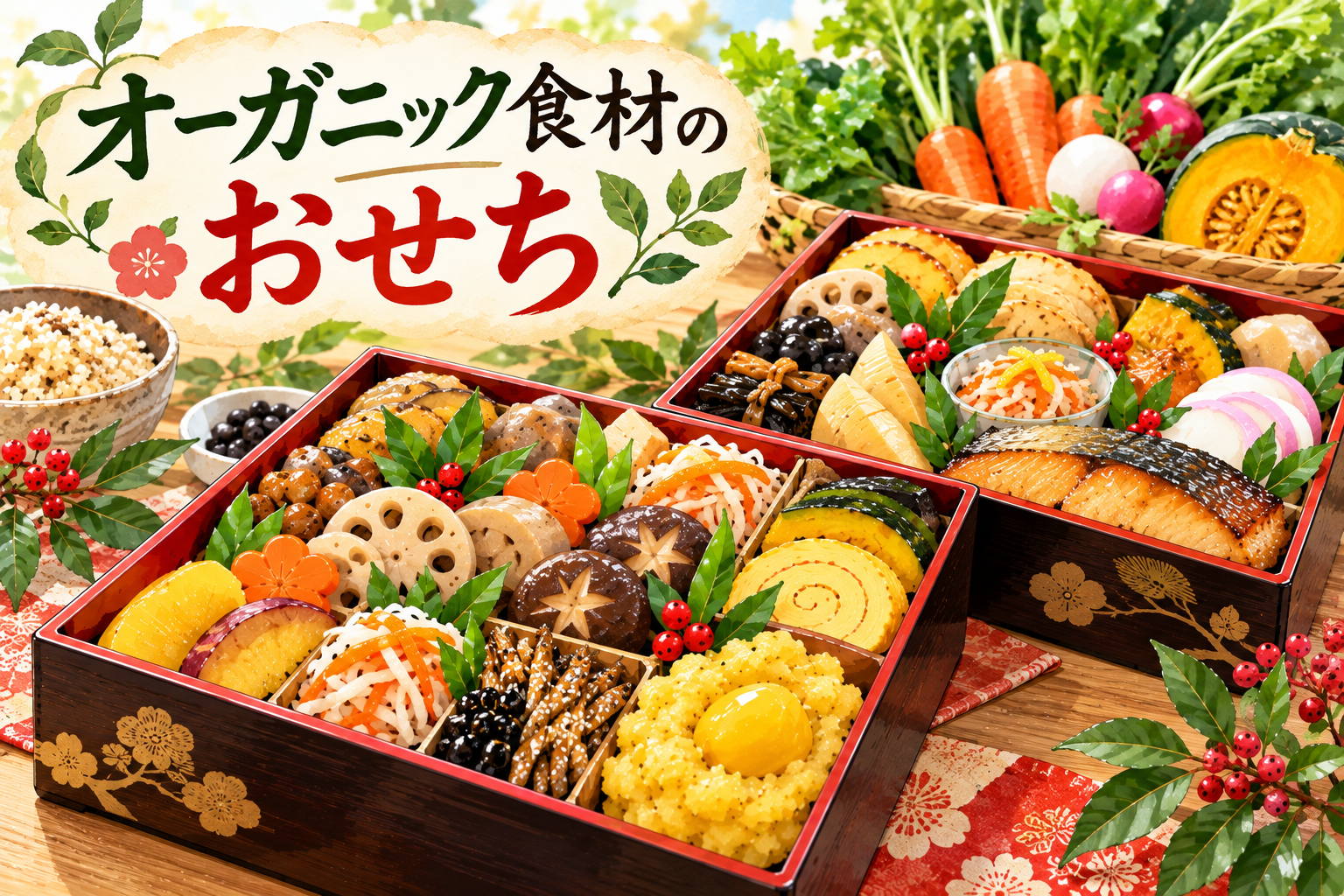 有機食材のおせち